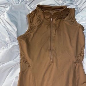 Brown ballet leotard